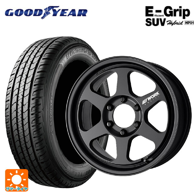 レクサス LX(300系)用 265/65R18 114V グッドイヤー エフィシェントグリップSUV HP01 ワーク マイスター L1 1ピース SUV MBL 新品サマータイヤホイール 4本セット