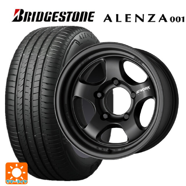 215/65R16 98H ブリヂストン アレンザ001 正規品 ワーク マイスター エスワン SUV MBL 16-5.5J 国産車用 サマータイヤホイール4本セット