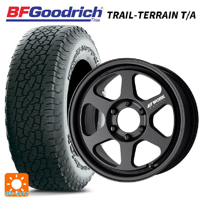 レクサス LX(300系)用 265/65R18 114T BFグッドリッチ トレイルテレーン T/A ホワイトレター 正規品 # ワーク マイスター L1 1ピース SUV MBL 新品サマータイヤホイール 4本セット|タイヤホイール専門店コニシタイヤ