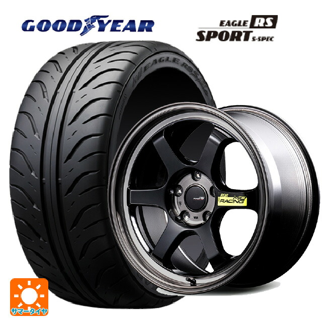 トヨタ GR86(ZN8)用 255/35R18 90W グッドイヤー イーグル RS スポーツ S-スペック エムアイディー MIDレーシング R06 ブラッククリアポリッシュ 新品サマータイヤホイール 4本セット｜タイヤホイール専門店コニシタイヤ
