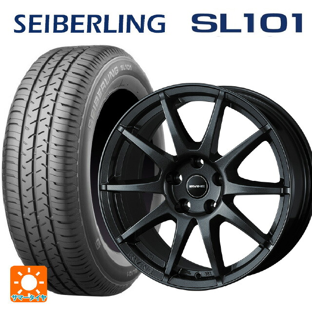 ジープ レネゲード(BU/BV系)用 215/65R16 98S セイバーリング セイバーリング SL101(ブリヂストン工場生産) ウェッズ アーヴィン S02 ガンメタリック 新品サマータイヤホイール 4本セット|タイヤホイール専門店コニシタイヤ