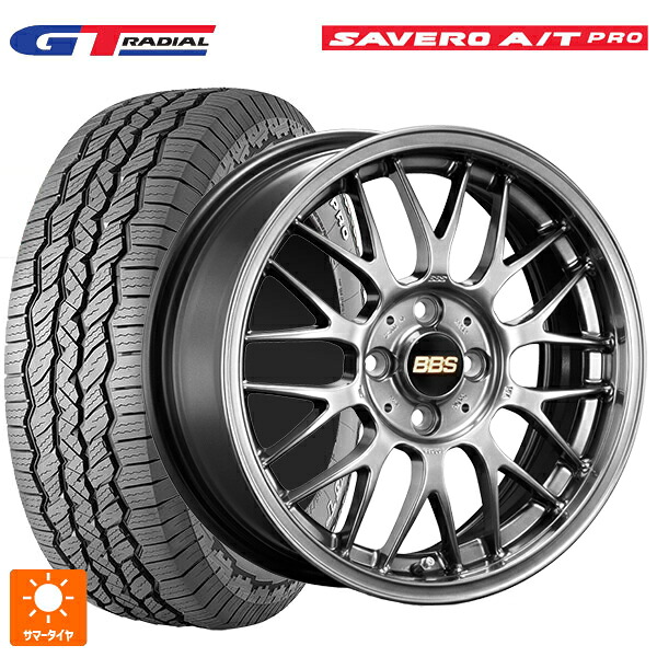 225/75R16 104T WEB限定販売 GTラジアル サベロ AT プロ ホワイトレター BBS RG-F DB 16-6.5J 国産車用 サマータイヤホイール4本セット