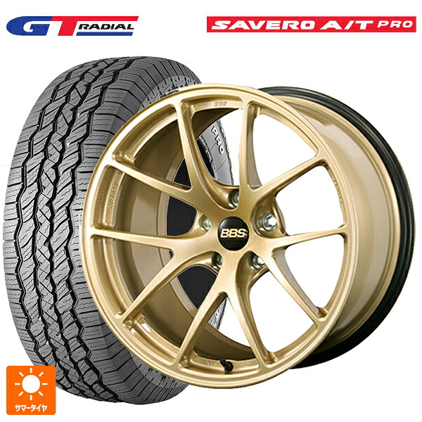 225/75R16 104T WEB限定販売 GTラジアル サベロ AT プロ ホワイトレター BBS RI-A GL 16-7J 国産車用 サマータイヤホイール4本セット