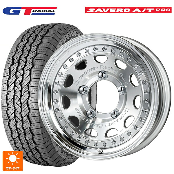 225/75R16 104T WEB限定販売 GTラジアル サベロ AT プロ ホワイトレター ワーク クラッグ ガルバトレ MSP 16-5.5J 国産車用 サマータイヤホイール4本セット|タイヤホイール専門店コニシタイヤ