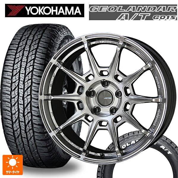 215/65R16 109/107S ヨコハマ ジオランダー A/T G015 ホワイトレター 正規品 共豊 ガレルナ レフィーノ made by エンケイ HS 16-6.5J 国産車用 サマータイヤホイール4本セット