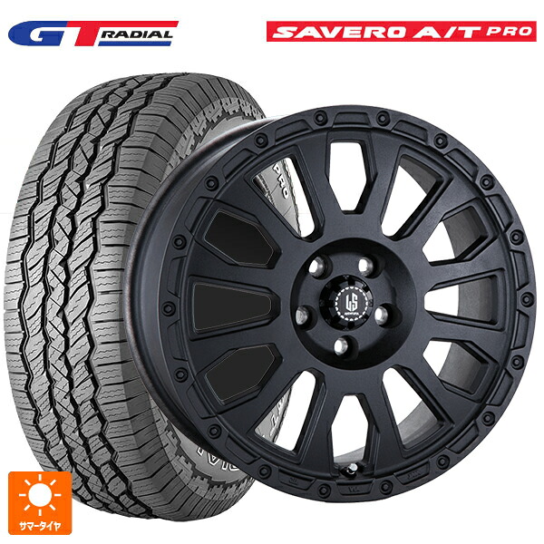 225/75R16 104T WEB限定販売 GTラジアル サベロ AT プロ ホワイトレター 阿部商会 ラ･ストラーダ アベンチュラ WB 16-7J 国産車用 サマータイヤホイール4本セット