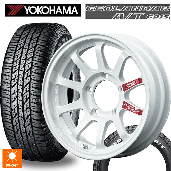 215/65R16 109/107S ヨコハマ ジオランダー A/T G015 ホワイトレター 正規品 レイズ A LAP J プロ DW 16-5.5J 国産車用 サマータイヤホイール4本セット