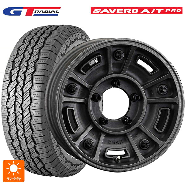 スズキ ジムニーノマド(JC74W)用 225/75R16 104T WEB限定販売 GTラジアル サベロ AT プロ ホワイトレター クリムソン ディーン BJ メキシカン ショットチャコールブラック 新品サマータイヤホイール 4本セット