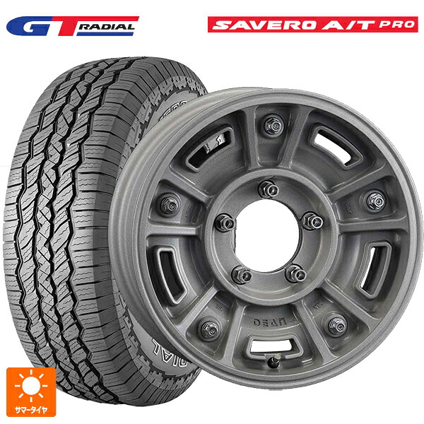 スズキ ジムニーノマド(JC74W)用 225/75R16 104T WEB限定販売 GTラジアル サベロ AT プロ ホワイトレター クリムソン ディーン BJ メキシカン ショットクリア 新品サマータイヤホイール 4本セット