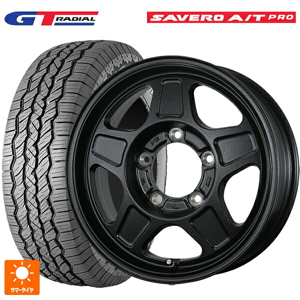 225/75R16 104T WEB限定販売 GTラジアル サベロ AT プロ ホワイトレター トピー ランドフット GWD # R/B 16-5.5J 国産車用 サマータイヤホイール4本セット