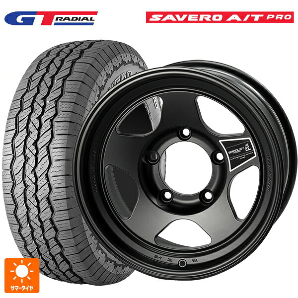 スズキ ジムニーノマド(JC74W)用 225/75R16 104T WEB限定販売 GTラジアル サベロ AT プロ ホワイトレター 4×4エンジニアリング ブラッドレーフォージド 匠(タクミ マットシャドーブラック 新品サマータイヤホイール 4本セット