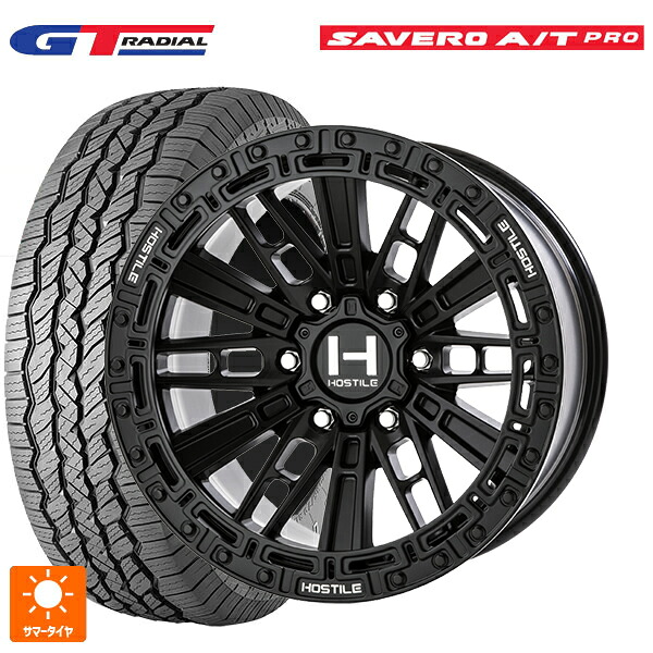 265/65R17 112T WEB限定販売 GTラジアル サベロ AT プロ ホワイトレター トライスターインターナショナル H129 モハベ アスファルト 17-9J 国産車用 サマータイヤホイール4本セット|タイヤホイール専門店コニシタイヤ