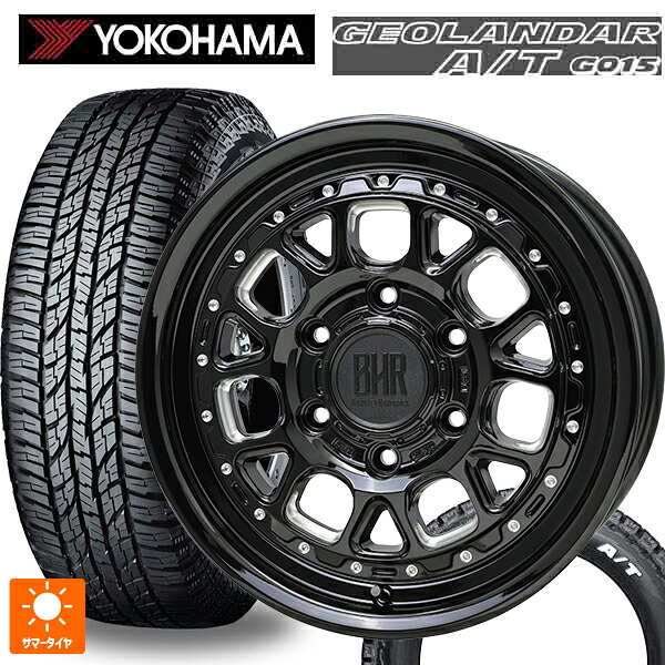 トヨタ ハイエース(200系)用 215/65R16 109/107S ヨコハマ ジオランダー A/T G015 ホワイトレター 正規品 ホットスタッフ バークレイハードロック ヒューロン GB/M 新品サマータイヤホイール 4本セット