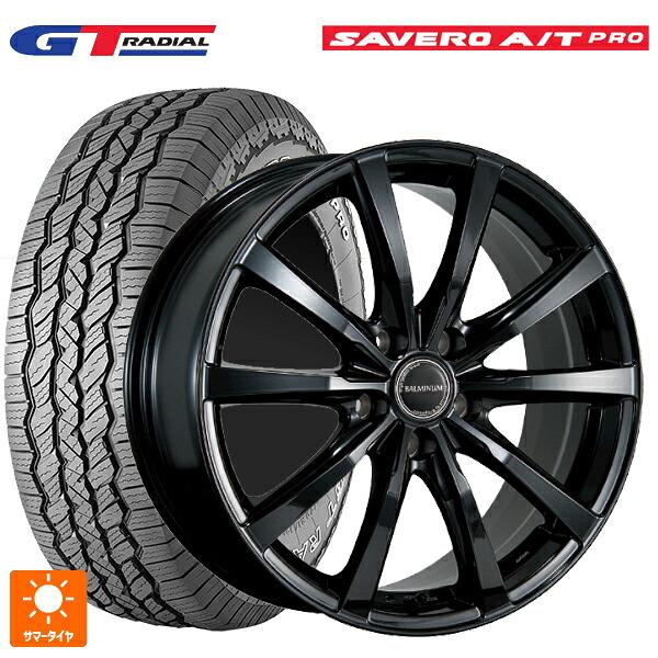 225/75R16 104T WEB限定販売 GTラジアル サベロ AT プロ ホワイトレター ブリヂストン バルミナ LS10 B 16-6.5J 国産車用 サマータイヤホイール4本セット