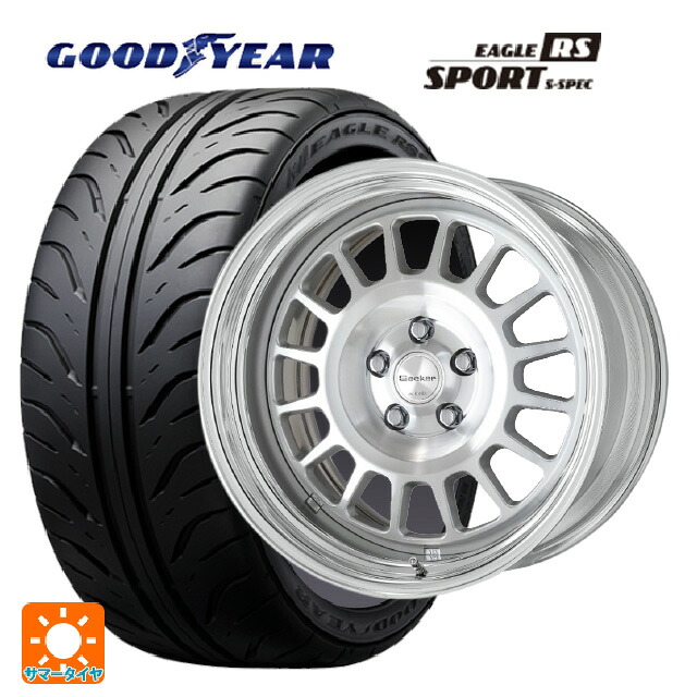 235/45R17 93W グッドイヤー イーグル RS スポーツ S-スペック ワーク シーカー FD MSP 17-7.5J 国産車用 サマータイヤホイール4本セット