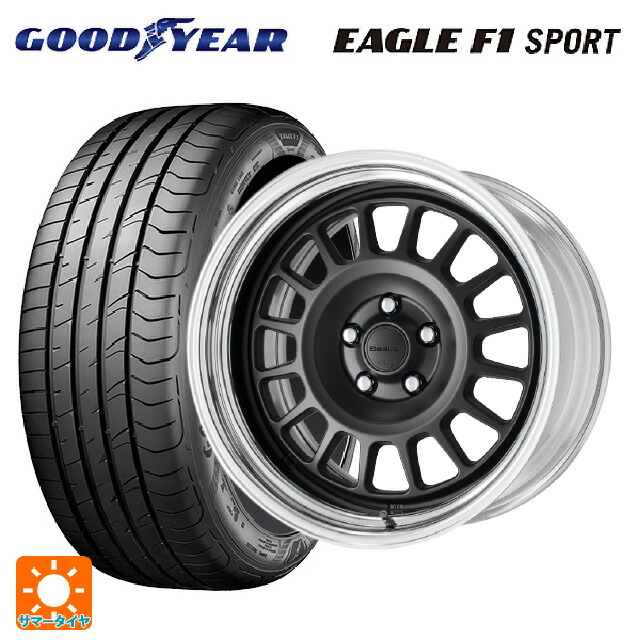 2023年製 235/45R17 94W グッドイヤー イーグルF1 スポーツ # ワーク シーカー FD MBL 17-7.5J 国産車用 サマータイヤホイール4本セット