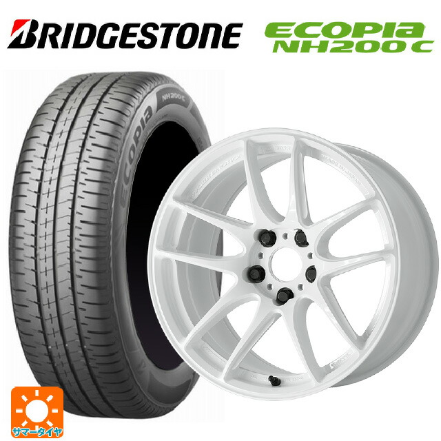 2024年製 195/45R17 81W ブリヂストン エコピア NH200C 正規品 # ワーク エモーション CR至極 ICW 17-7J 国産車用 サマータイヤホイール4本セット