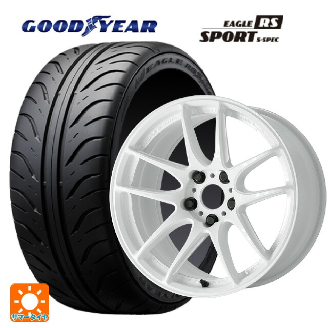 225/45R17 90W グッドイヤー イーグル RS スポーツ S-スペック ワーク エモーション CR至極 ICW 17-7J 国産車用 サマータイヤホイール4本セット