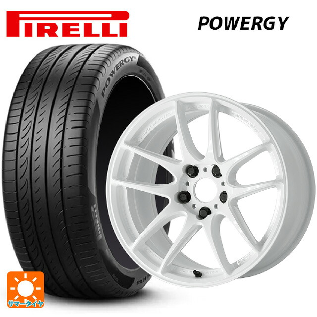 245/40R19 98W XL ピレリ パワジー 正規品 ワーク エモーション CR至極 ICW 19-8.5J 国産車用 サマータイヤホイール4本セット