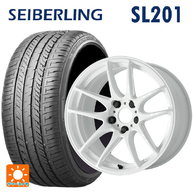 245/45R18 100W XL セイバーリング セイバーリング SL201(ブリヂストン工場生産） ワーク エモーション CR至極 ICW 18-7.5J 国産車用 サマータイヤホイール4本セット｜タイヤホイール専門店コニシタイヤ