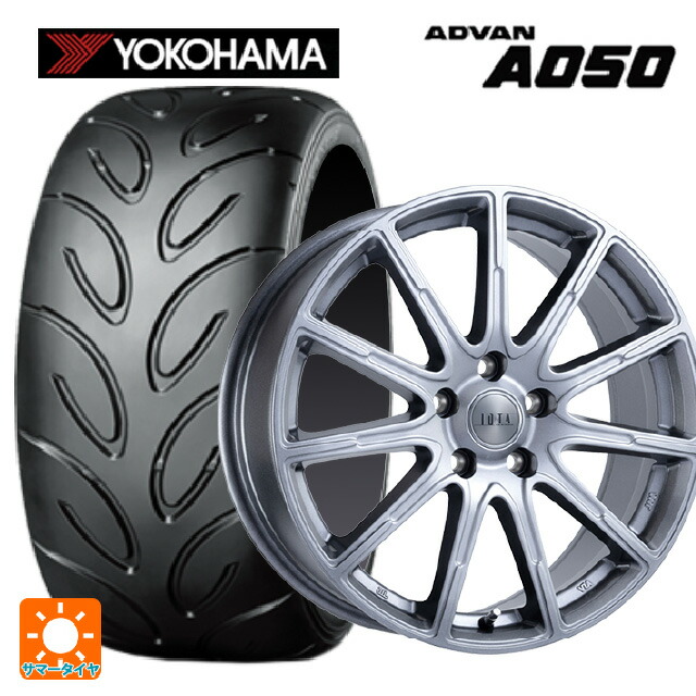 スバル WRX S4(VBH)用 255/40R18 95W ヨコハマ アドバン A050 コンパウンド M 正規品 阿部商会 ラ･ストラーダ ティラード イオタ ハイライトシルバー 新品サマータイヤホイール 4本セット｜タイヤホイール専門店コニシタイヤ