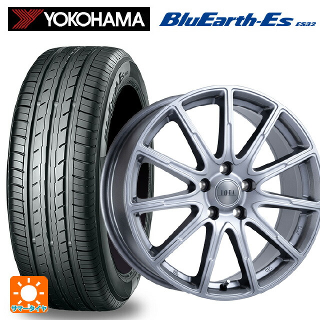 スズキ スイフトスポーツ(ZC33S)用 185/55R16 83V ヨコハマ ブルーアースEs ES32 阿部商会 ラ･ストラーダ ティラード イオタ ハイライトシルバー 新品サマータイヤホイール 4本セット