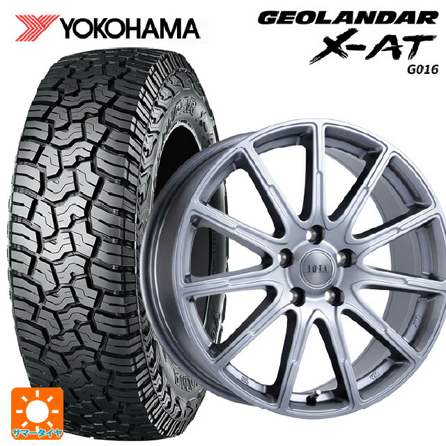 235/70R16 104/101Q ヨコハマ ジオランダー X-AT G016 ブラックレター 正規品 阿部商会 ラ･ストラーダ ティラード イオタ ハイライトシルバー 16-6.5J 国産車用 サマータイヤホイール4本セット
