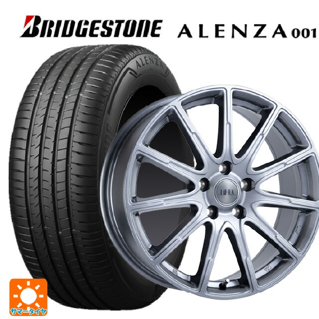 235/50R18 97V ブリヂストン アレンザ001 正規品 阿部商会 ラ･ストラーダ ティラード イオタ ハイライトシルバー 18-7.5J 国産車用 サマータイヤホイール4本セット