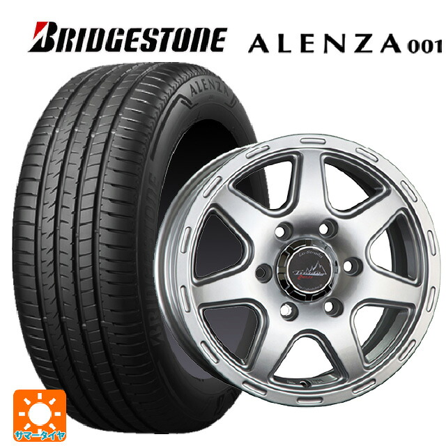 265/70R17 113H ブリヂストン アレンザ001 正規品 阿部商会 ラ･ストラーダ ティラードクロス シルバー 17-7.5J 国産車用 サマータイヤホイール4本セット｜タイヤホイール専門店コニシタイヤ