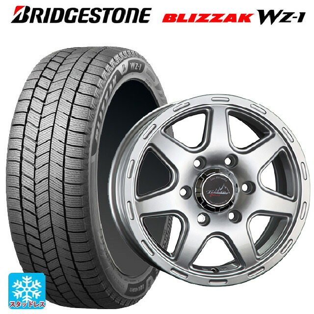 2025年製 265/65R17 112Q ブリヂストン ブリザック WZ1 正規品 阿部商会 ラ･ストラーダ ティラードクロス シルバー 17-7.5J 国産車用 スタッドレスタイヤホイール4本セット