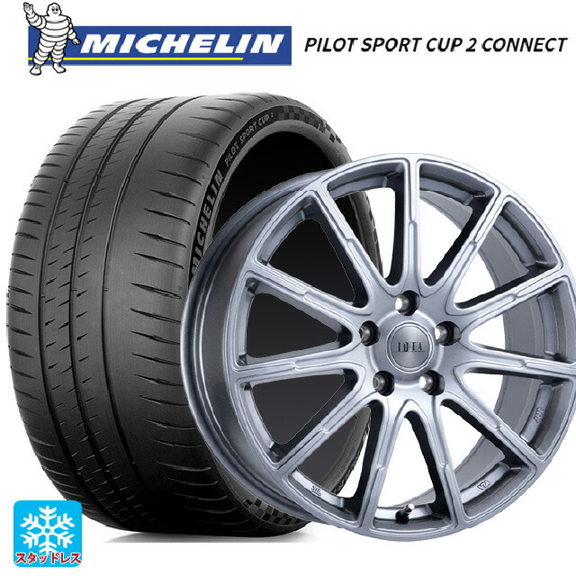 225/40R18 92Y XL ミシュラン 正規品 パイロットスポーツカップ2コネクト 阿部商会 ラ･ストラーダ ティラード イオタ ハイライトシルバー 18-7.5J 国産車用 サマータイヤホイール4本セット