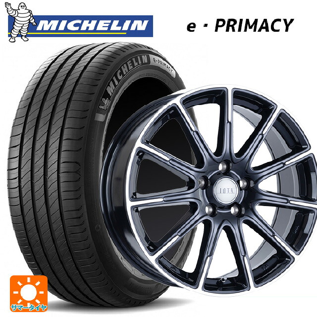 215/60R17 100V XL ミシュラン 正規品 Eプライマシー 阿部商会 ラ･ストラーダ ティラード イオタ ブラックポリッシュ 17-7J 国産車用 サマータイヤホイール4本セット 76,802円