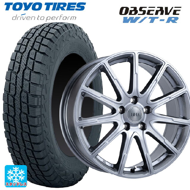 ミツビシ デリカD5(CV1系)用 225/70R16 102/99Q トーヨー オブザーブ W/T-R 阿部商会 ラ・ストラーダ ティラード イオタ ハイライトシルバー 新品スタッドレスタイヤホイール 4本セット|タイヤホイール専門店コニシタイヤ