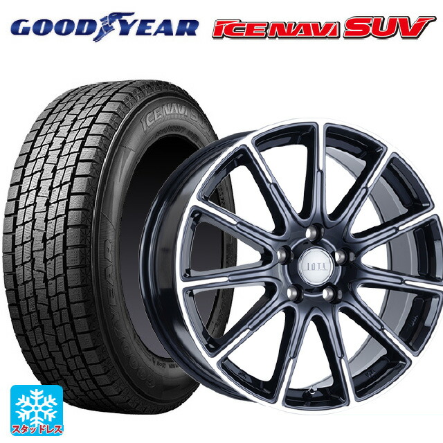 2024年製 235/70R16 106Q グッドイヤー アイスナビ SUV 阿部商会 ラ･ストラーダ ティラード イオタ ブラックポリッシュ 16-6.5J 国産車用 スタッドレスタイヤホイール4本セット