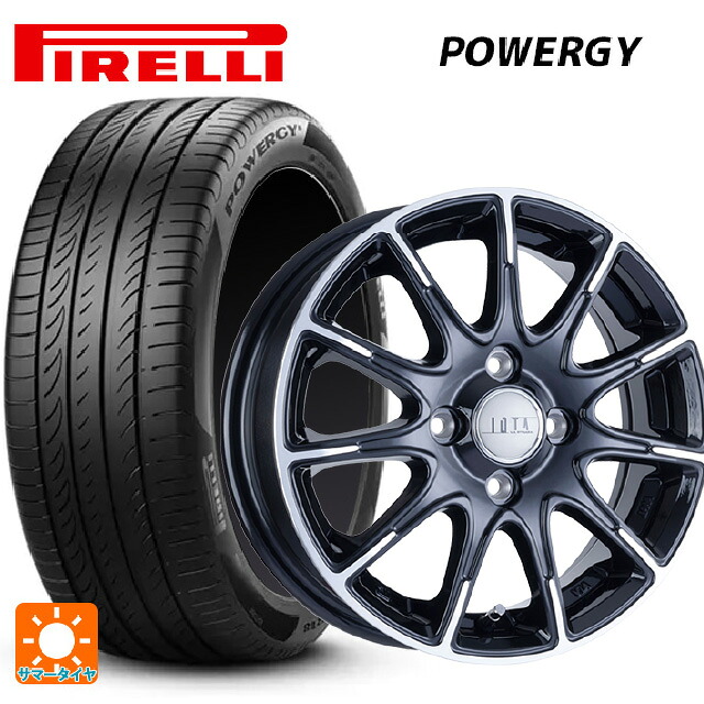 185/65R15 88H ピレリ パワジー 正規品 阿部商会 ラ･ストラーダ ティラード イオタ ブラックポリッシュ 15-5.5J 国産車用 サマータイヤホイール4本セット｜タイヤホイール専門店コニシタイヤ