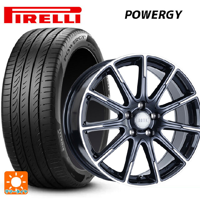 195/60R16 89H ピレリ パワジー 正規品 阿部商会 ラ・ストラーダ ティラード イオタ ブラックポリッシュ 16-6.5J 国産車用 サマータイヤホイール4本セット|タイヤホイール専門店コニシタイヤ