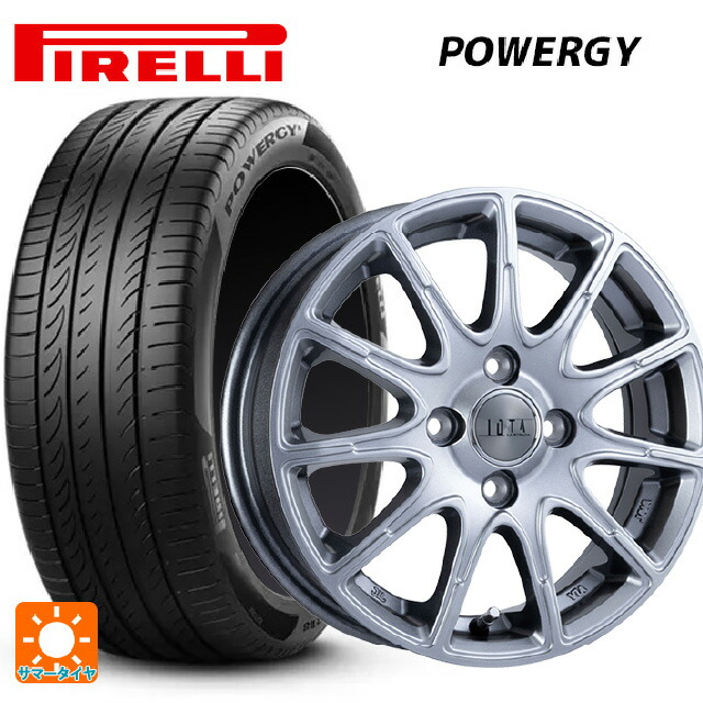 205/65R15 94V ピレリ パワジー 正規品 阿部商会 ラ･ストラーダ ティラード イオタ ハイライトシルバー 15-6J 国産車用 サマータイヤホイール4本セット