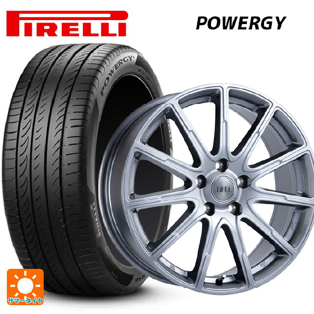 ホンダ WR-V(DG5)用 215/60R16 99V XL ピレリ パワジー 正規品 阿部商会 ラ・ストラーダ ティラード イオタ ハイライトシルバー 新品サマータイヤホイール 4本セット|タイヤホイール専門店コニシタイヤ