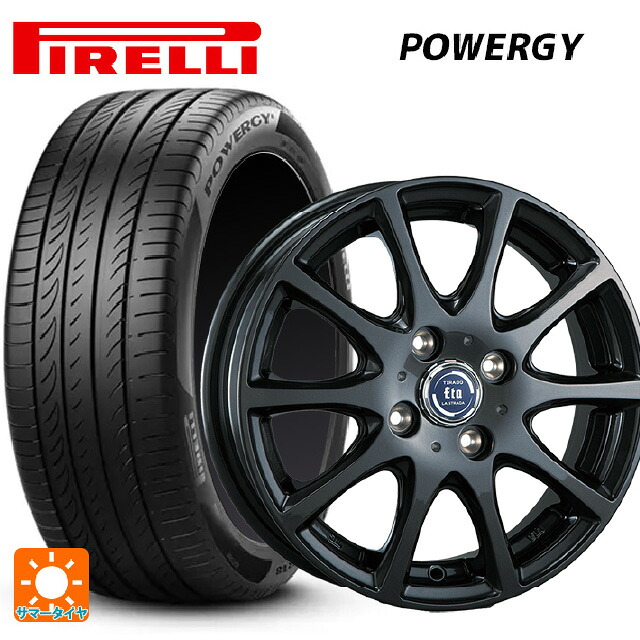 185/65R15 88H ピレリ パワジー 正規品 阿部商会 ラ・ストラーダ ティラード イータ グラファイト・グレー 15-5.5J 国産車用 サマータイヤホイール4本セット|タイヤホイール専門店コニシタイヤ