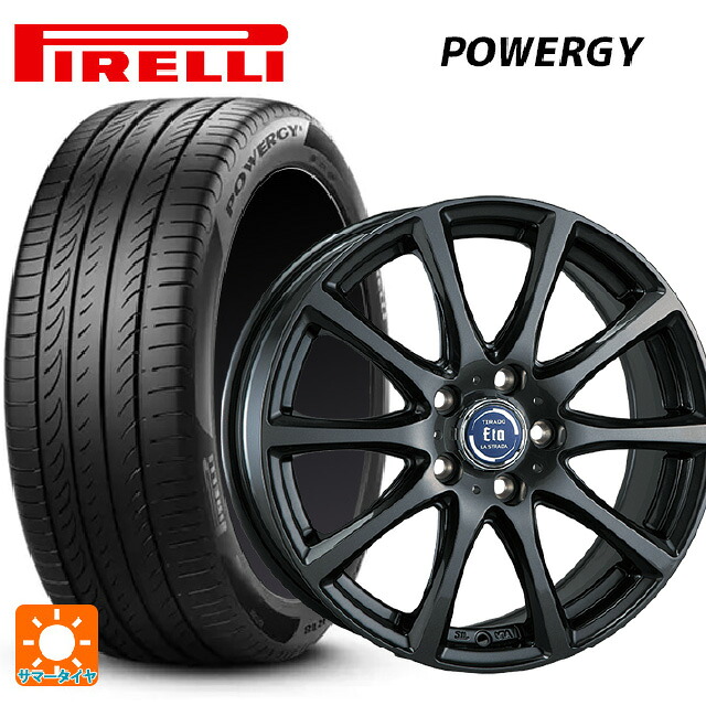 ホンダ WR-V(DG5)用 215/60R16 99V XL ピレリ パワジー 正規品 阿部商会 ラ・ストラーダ ティラード イータ グラファイト・グレー 新品サマータイヤホイール 4本セット|タイヤホイール専門店コニシタイヤ