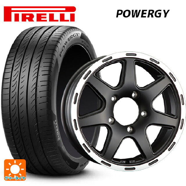 215/65R16 98H ピレリ パワジー 正規品 阿部商会 ラ･ストラーダ ティラードクロス マットブラックリムポリッシュ 16-5.5J 国産車用 サマータイヤホイール4本セット 84,134円