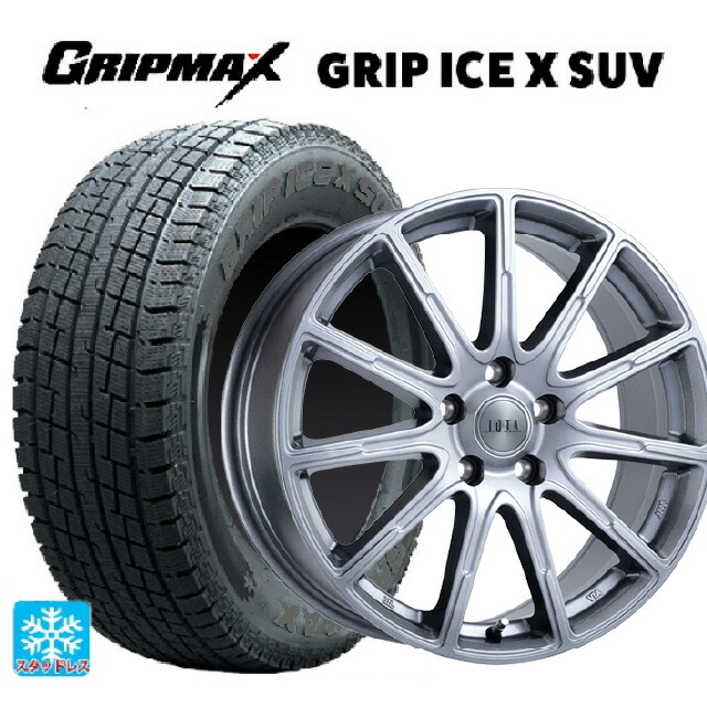215/65R16 98T グリップマックス グリップアイスX SUV ブラックレター 阿部商会 ラ･ストラーダ ティラード イオタ ハイライトシルバー 16-6.5J 国産車用 スタッドレスタイヤホイール4本セット 55,416円