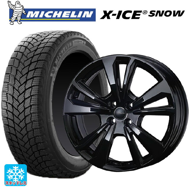 フィアット 500e(FA1系)用 185/65R15 92T XL ミシュラン エックスアイス スノー 正規品 ティーエーエス スマートライン 365 ブラック 新品スタッドレスタイヤホイール 4本セット