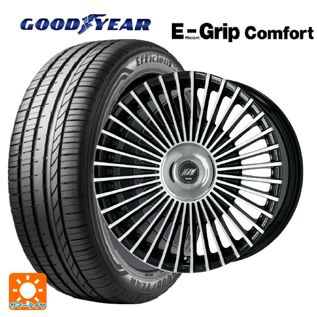 レクサス LBX(10系)用 245/40R20 99W XL グッドイヤー エフィシェントグリップ コンフォート ワーク イミッツ シュトラール WBC 新品サマータイヤホイール 4本セット 159,590円