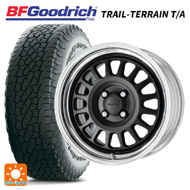 225/65R17 102T BFグッドリッチ トレイルテレーン T/A ホワイトレター 正規品 ワーク シーカー FD MBL 17-7J 国産車用 サマータイヤホイール4本セット