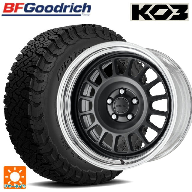 225/65R17 107/103S BFグッドリッチ オールテレーン TA KO3 ブラックレター 正規品 ワーク シーカー FD MBL 17-7J 国産車用 サマータイヤホイール4本セット