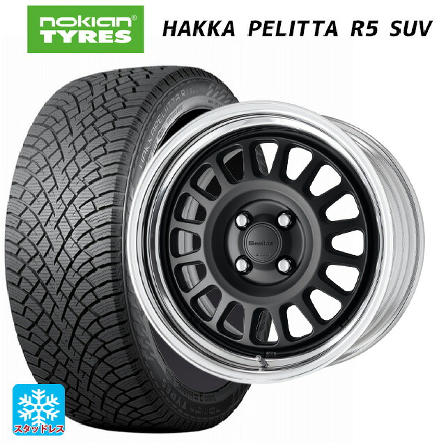 235/65R18 110R XL ノキアン ハッカペリッタR5 SUV ワーク シーカー FD MBL 18-8J 国産車用 スタッドレスタイヤホイール4本セット|タイヤホイール専門店コニシタイヤ