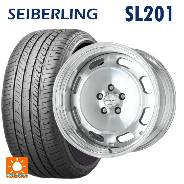 225/40R18 92W XL セイバーリング セイバーリング SL201(ブリヂストン工場生産） ワーク シーカー DT MSP 18-8J 国産車用 サマータイヤホイール4本セット