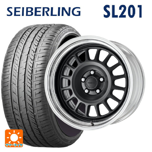 225/55R18 98V セイバーリング セイバーリング SL201(ブリヂストン工場生産) ワーク シーカー FD MBL 18-8J 国産車用 サマータイヤホイール4本セット|タイヤホイール専門店コニシタイヤ