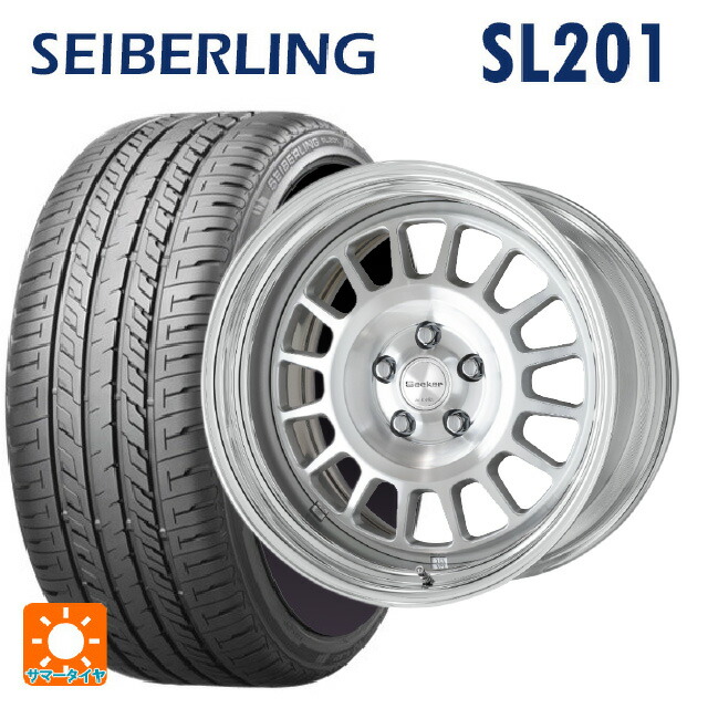 225/40R18 92W XL セイバーリング セイバーリング SL201(ブリヂストン工場生産） ワーク シーカー FD MSP 18-8J 国産車用 サマータイヤホイール4本セット